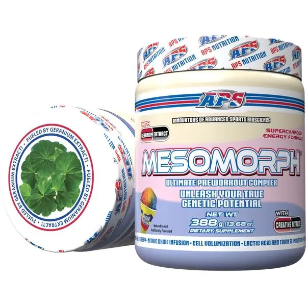 APS Nutrition Mesomorph Pre-Workout Snow Cone
