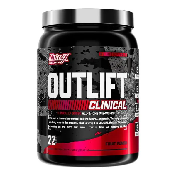 Nutrex Research Outlift Clinical Pre-Workout Fruit Punch