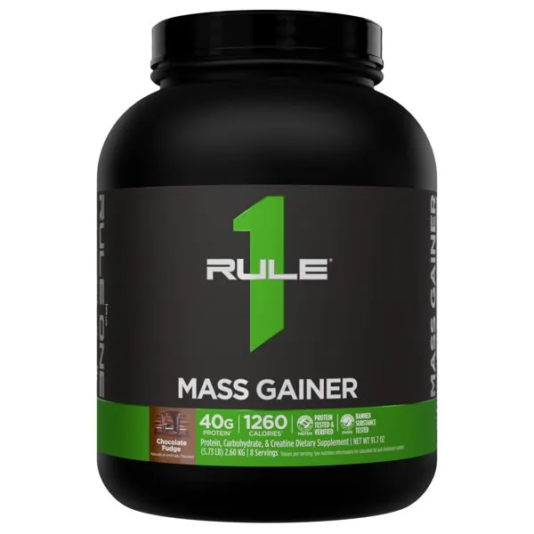 Rule One Proteins R1 Mass Gainer Chocolate Fudge 8 Servings