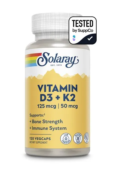 Solaray Vitamin D3 + K2