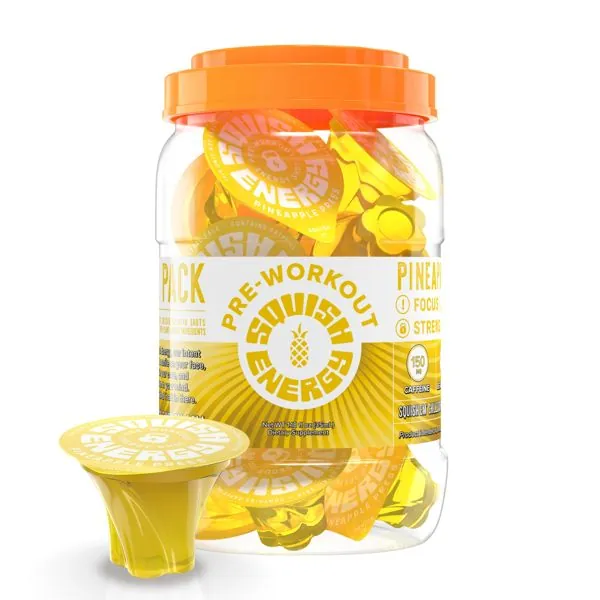 Squish Energy Squish Energy Pre-Workout Shot (12-Pack) Pineapple Press